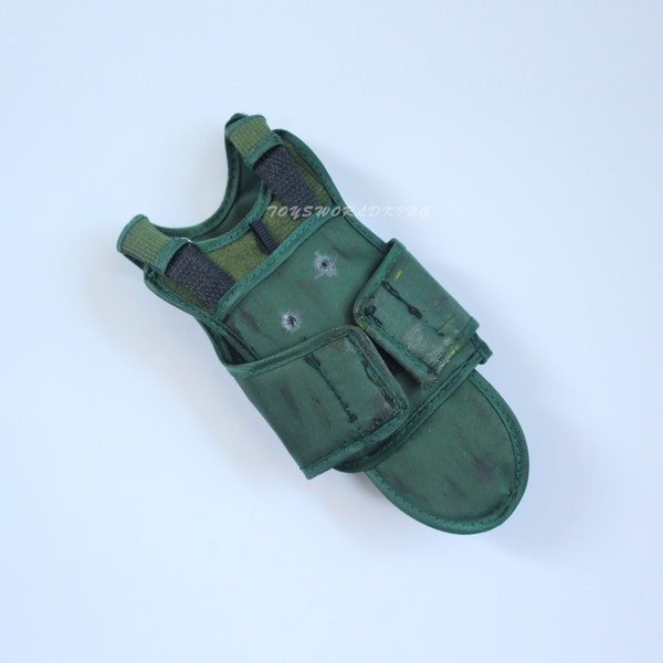 1/6 Scale Mini Bulletproof vest Old Used Looking Model Mini Toy For 12 in Doll Toy Soldier Diorama