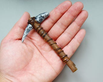 1/6 Schaal Verfijnde Pick Bijl Mini Handgemaakte Model Speelgoed Voor Pop Action Figure Diorama