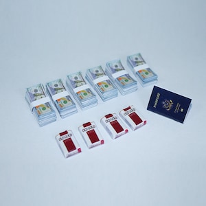 1/6 Schaal Mini Paspoort Sigaret Packs Bundels Model Speelgoed Mini Set Voor 12 "Action Figure Doll Ken Barbie