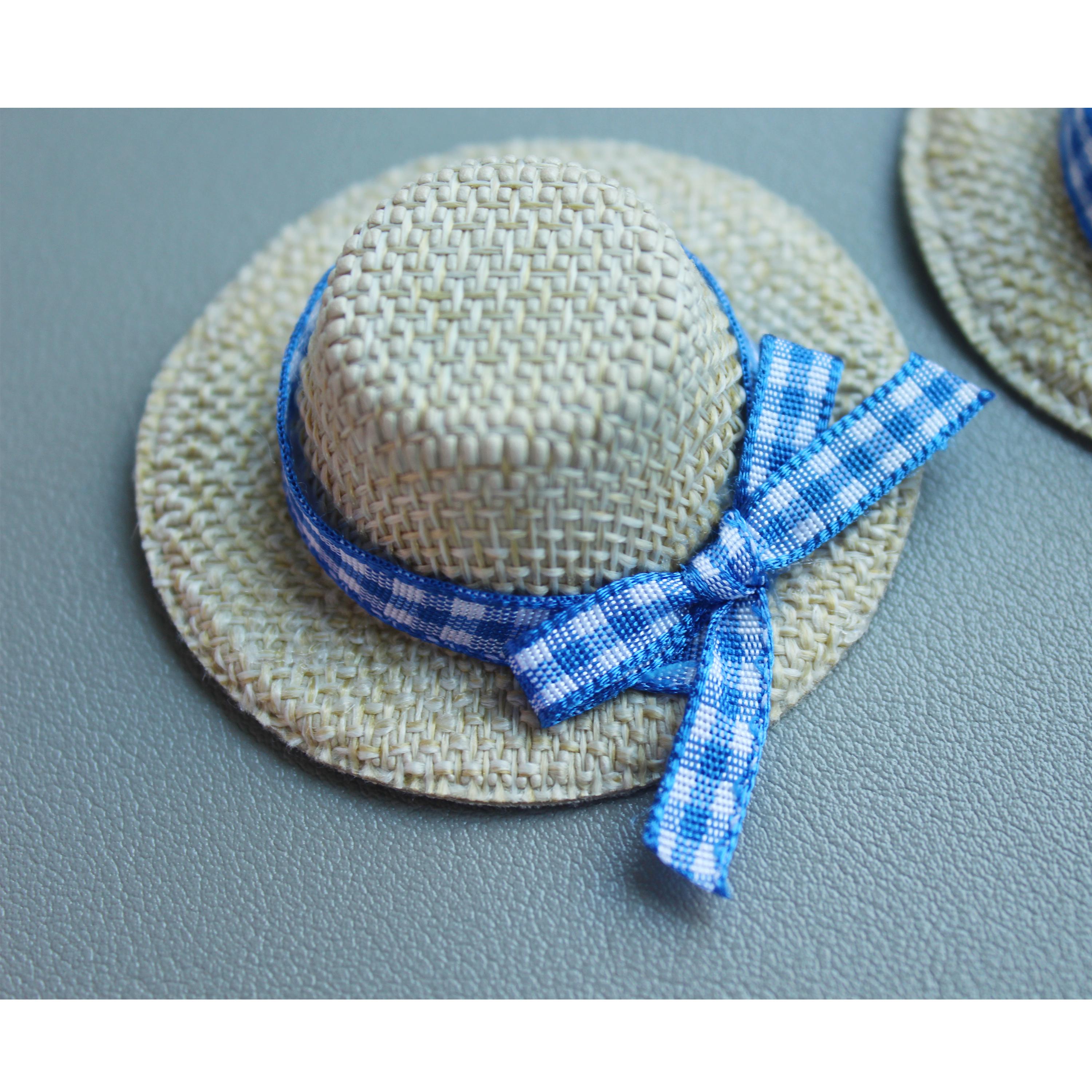 2 X 1/6 Scale Miniature Straw Hats Model Mini Toy Set for 12 in Doll - Etsy
