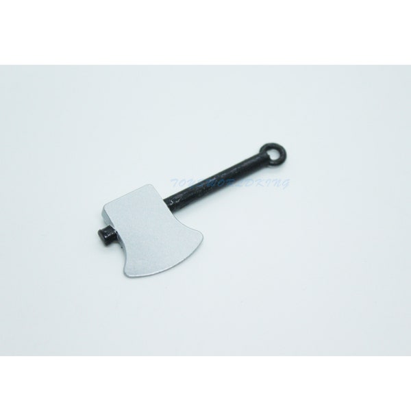 Mini Hatchet Short Axe Metal Model Toy For 12 in Action Figure Doll Diorama