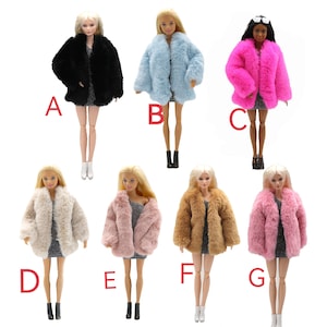 Mini BJD Winter Coat Model Toy Fits 29 cm 12 in Doll Barbie