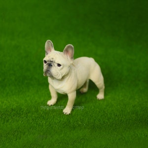 1/6 Scale French Bulldog Dog Model Figurine Toy For 12&quot;in Action Figure Doll