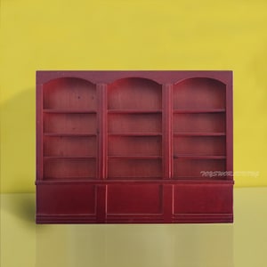 1:12 Scale Display Cabinet Mini Wooden Model Toy For Dollhouse Diorama Doll