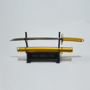 1/6 Scale Katana Sword: Japanese Samurai Ninjia Model with Rack