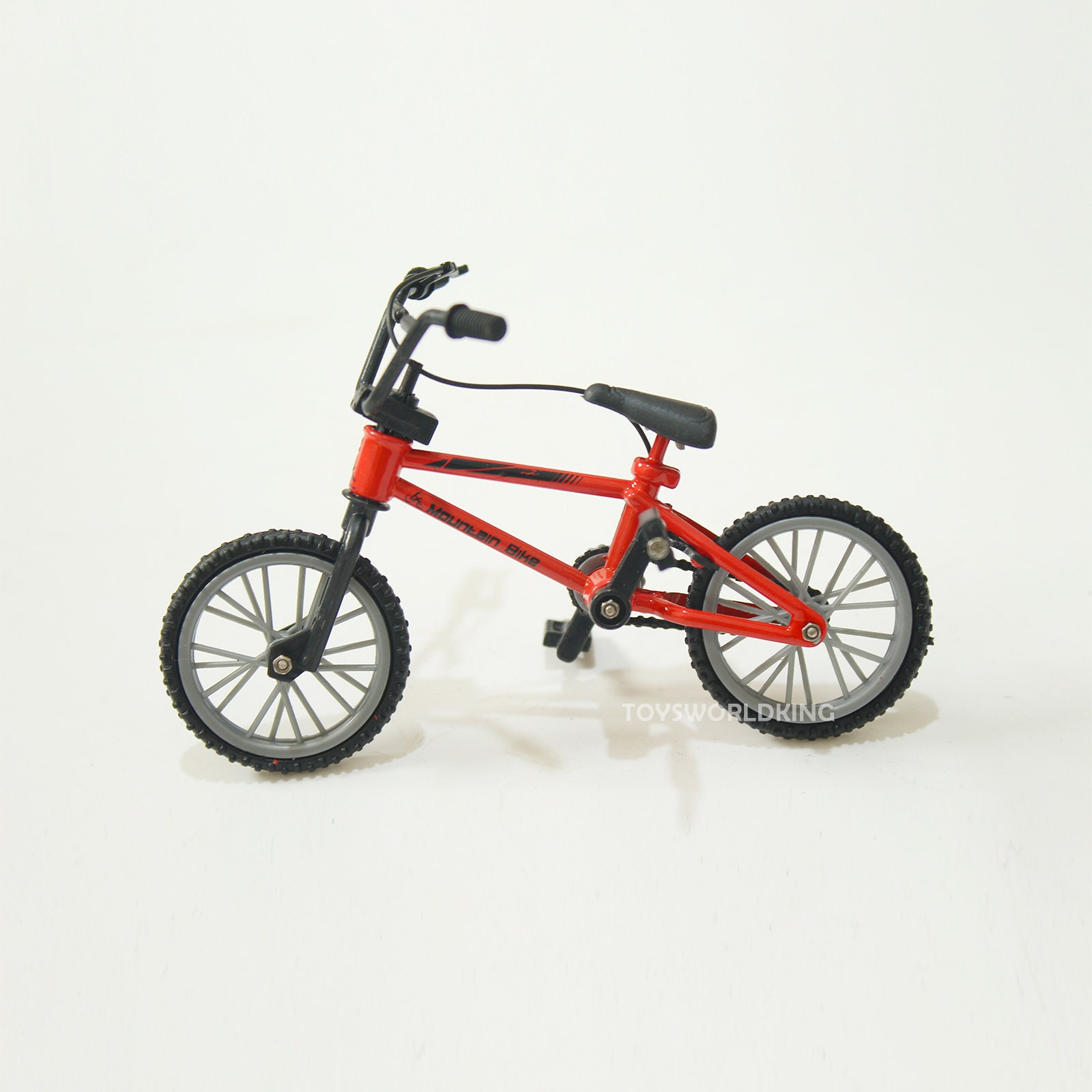 rot Mini Fahrrad Bike 1/12 Puppenhaus Miniatur hochwertig Dekorationen 