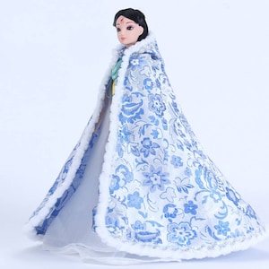 Traditional Chinese Style Mini Cheongsam Qipao Costume Toy Fits 30 cm 12 in Doll