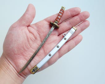 1/6 Scale Katana Sword Model: Samurai Ninjia Toy for 12in Action Figure
