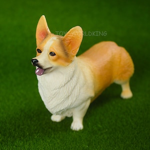 1/6 Scale Corgi Dog Model Figurine Toy For 12"in Action Figure Doll