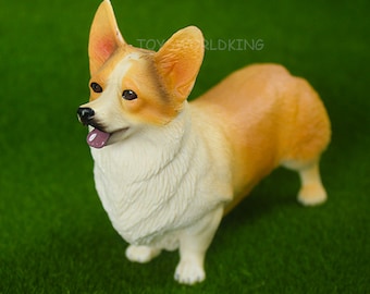 1/6 Scale Corgi Dog Model Figurine Toy For 12"in Action Figure Doll
