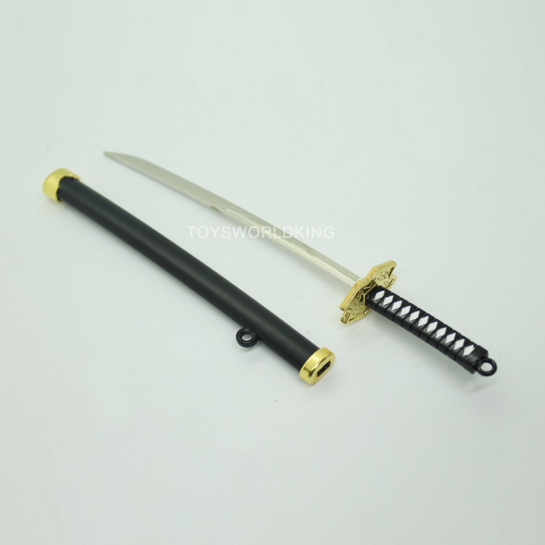 1//6 Scale Mini Japanese Katana Samurai Ninjia Sword Model Toy For 12/"in Doll