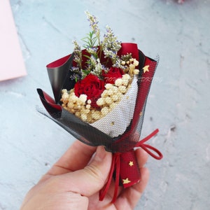 1/6 Mini Bouquet Bunch of Flowers handgemachtes Modell für 12 in Doll