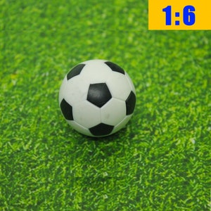 1:6 Scale Football Soccer Model Hard Plastic Solid Sport Toy For 12 in Doll Action Figure Diorama Doll Accessory