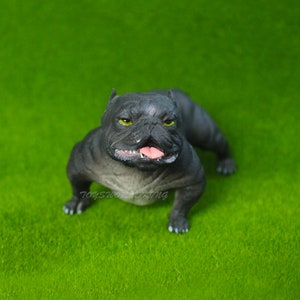 1/6 Scale Pitbull Figurine: Action Figure Doll Toy