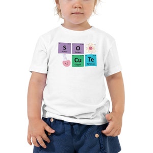 Science Elements So Cute Kids Tee