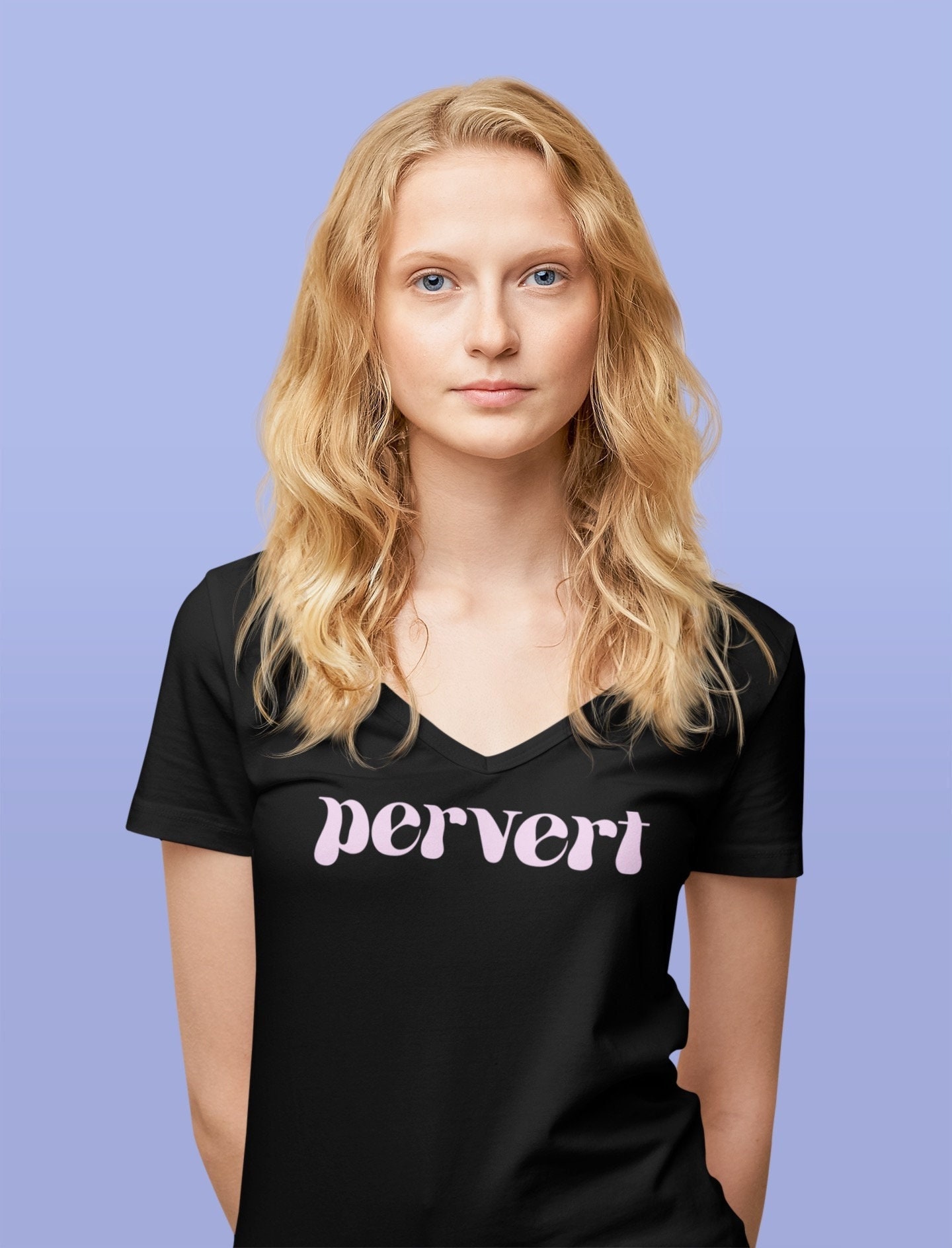 Alternativt forslag Taktil sans Stationær Pervert Womens Recycled V-neck T-shirt - Etsy