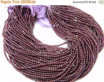 sale Sale 80/% Discount Exclusive Quality Black rutile garnet micro Faceted roundel 13 inch strand 3-3.50 mm approx wholesale price.