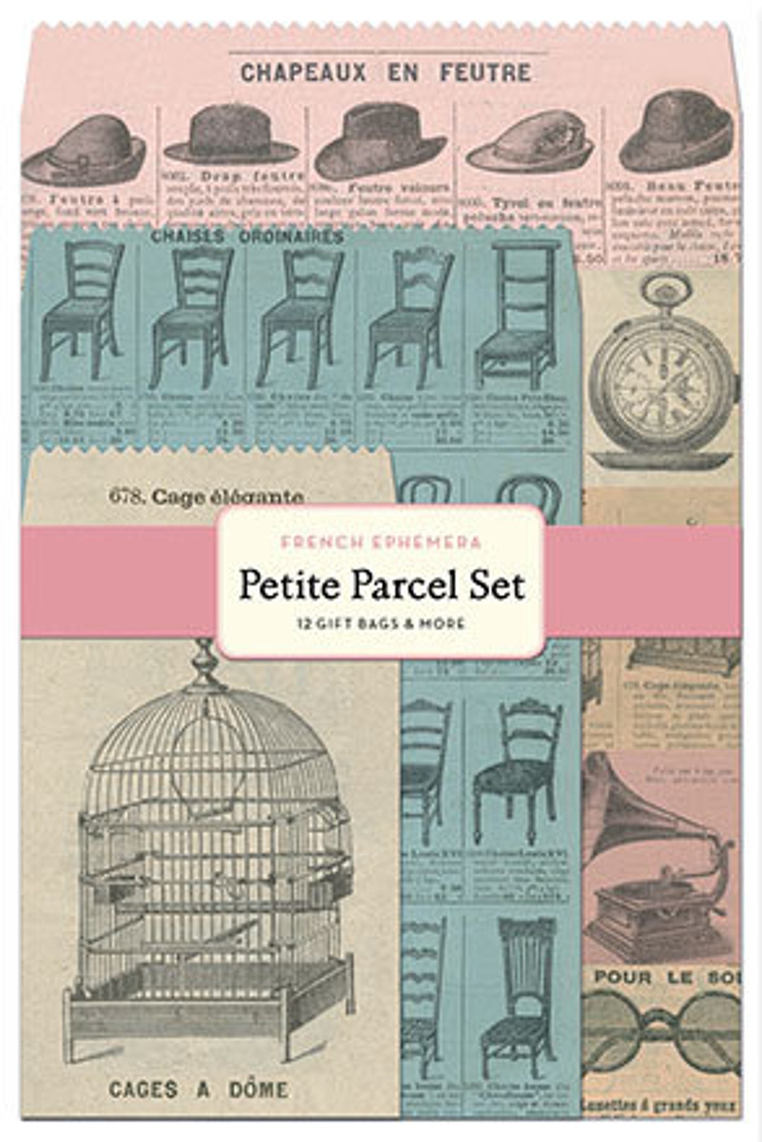 Cavallini Petite Parcel Set Ephemera - Etsy