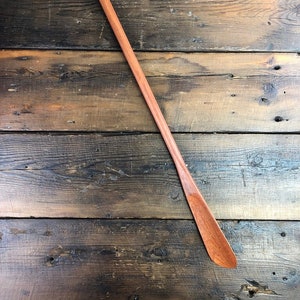 Chausse-pied en bois extra long fait main : 71 cm