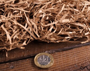 Morbido Naturale Marrone Stracciato Carta Per Regalo - Foto 11