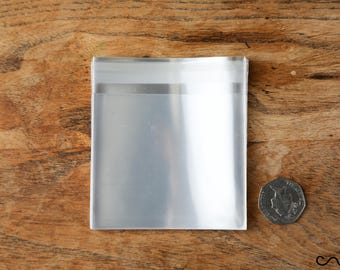 DZ 200pcs Trasparente Autoadesivo Sigillo Opp Sacchetti Di Cellophane Di Plastica Borse Regali Borse Gioielli Borse Da Imballaggio .Y1111 (Color : 16x16cm