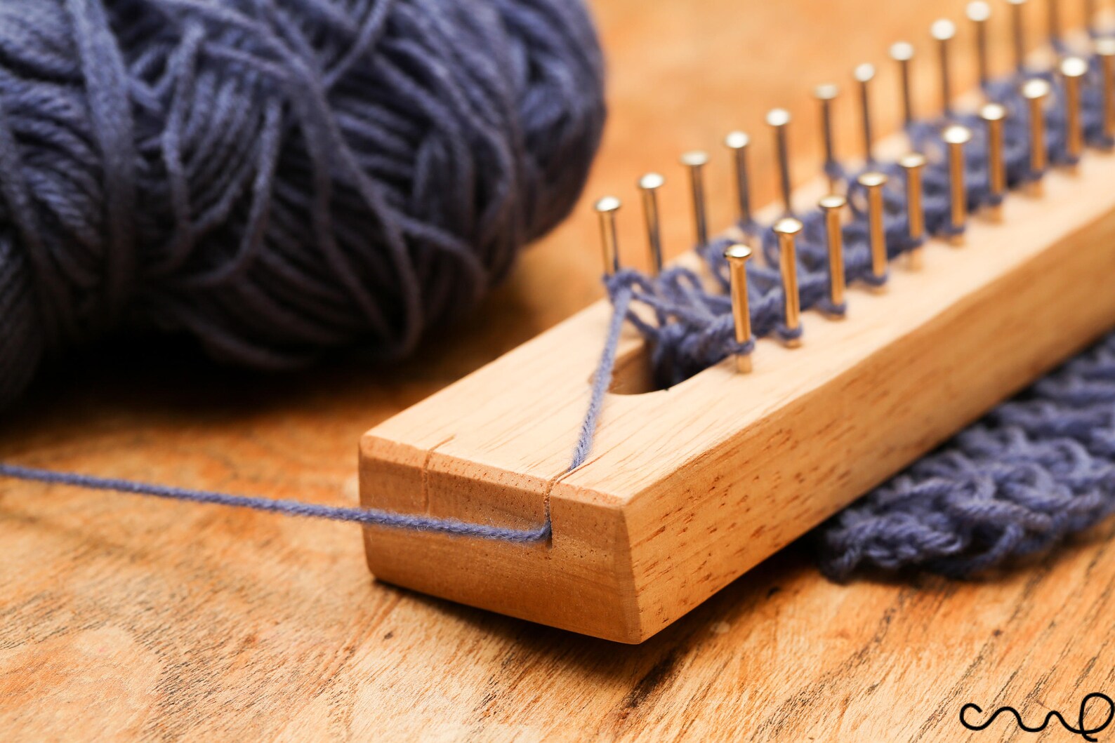 40 Pins Handmade Wooden Knitting Loom Fine Gage Board With Etsy UK
