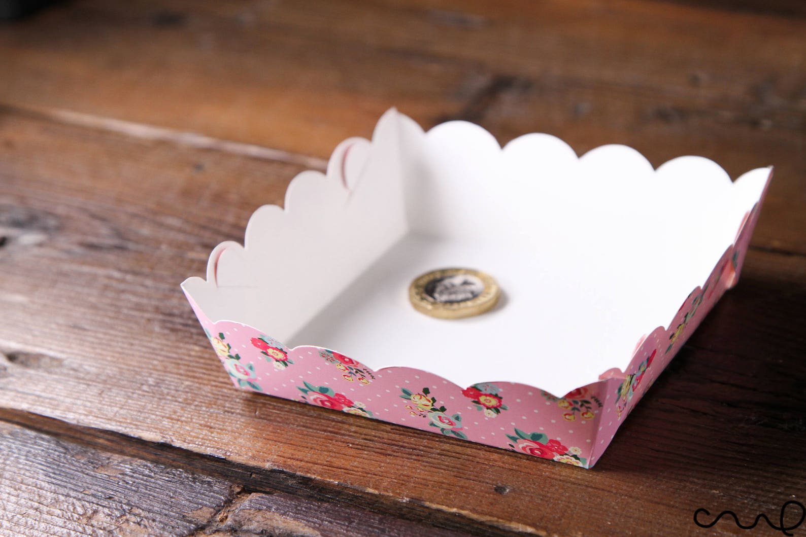 10 X Pink Floral Paper Party Tray Food Grade Shabby Chic Food Etsy UK