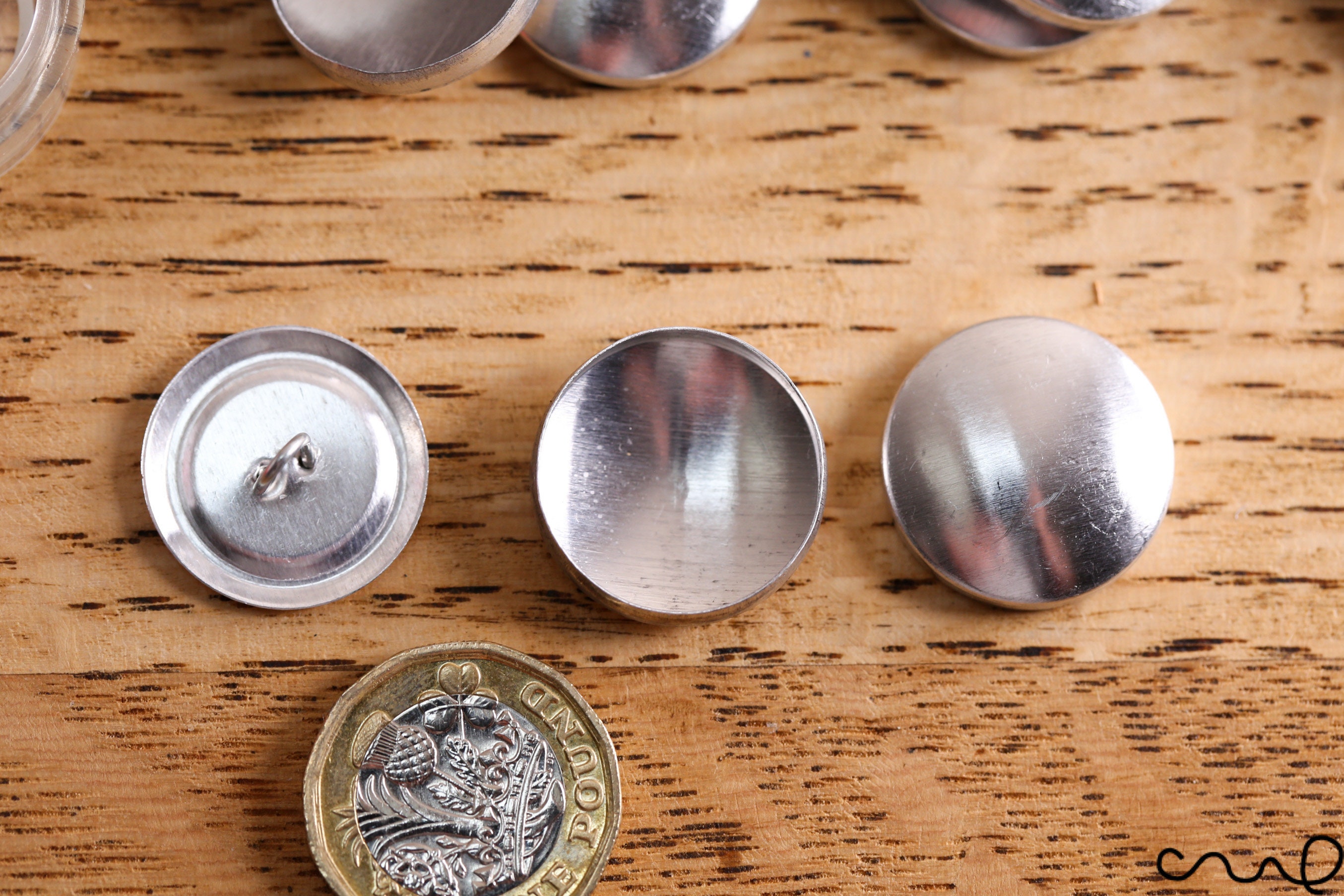 50 Sets X 36L Self Cover Button Blanks Sewing Craft 23mm Hand Etsy