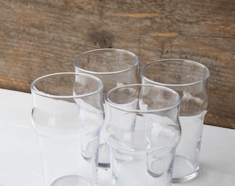 4 x Nonic Halvpint Öl Läskglas Sommar Bröllop Pub 10oz Fest
