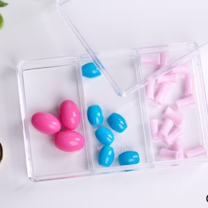Quality Assurance Mini Clear Plastic Beads Storage Box, Small Empty Organizer Bo
