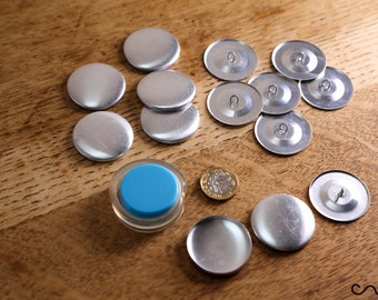 Strumento per la creazione di bottoni da 60 l e set di 10 bottoni di copertura automatica vuoti Kit da cucito da 38 mm Non Astor