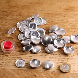 DIY Fabric Cover Button Kit – 23mm (20 Sets)