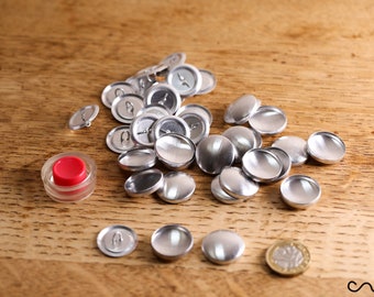 36L Button Making Tool and 20 Blank Self Cover Button Sets 23mm Sewing Craft Kit Non Astor