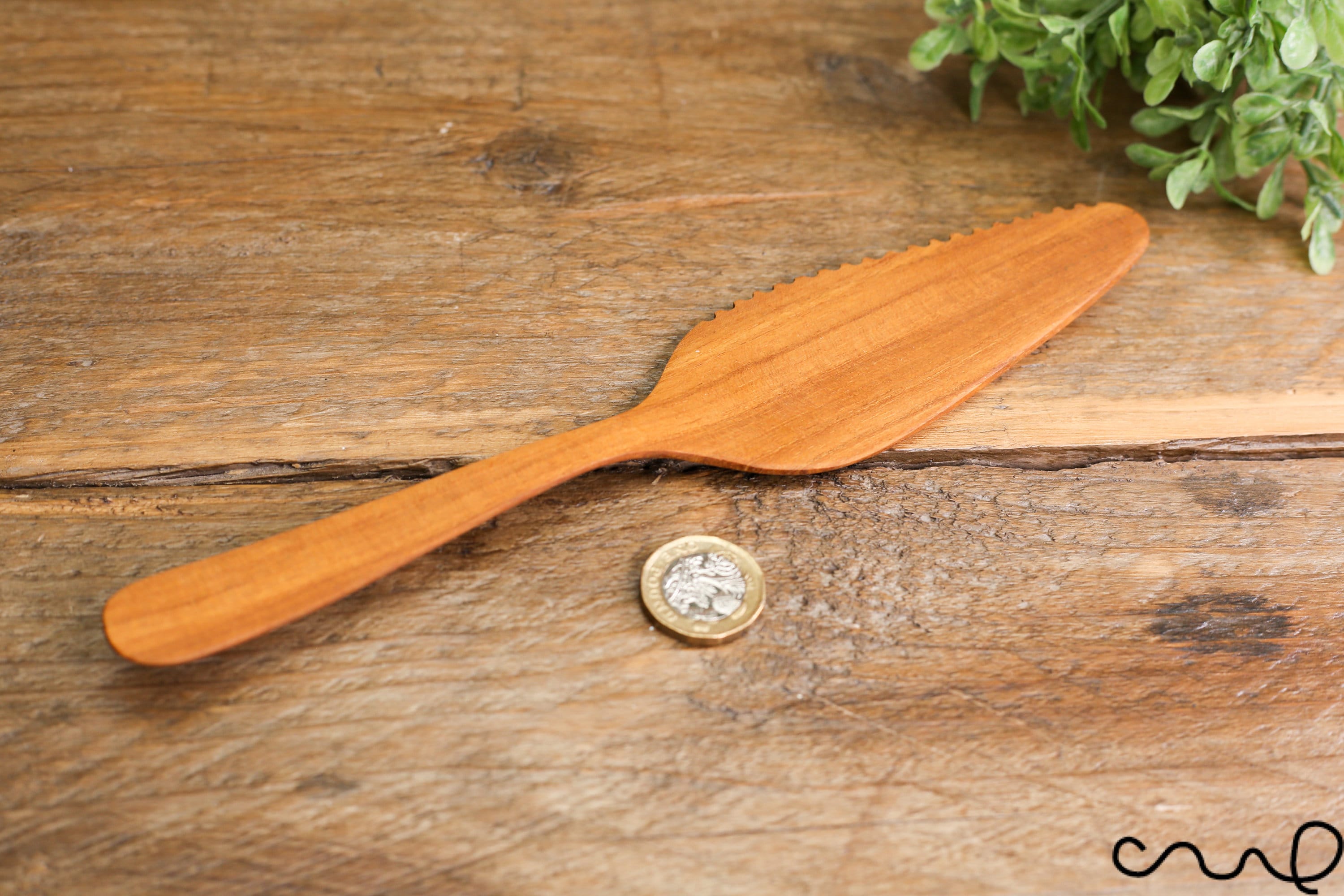 Handmade cake knife from oak wood is the best for cutting the soft,  delicate food Serving knife wooden knife decor Food Photography