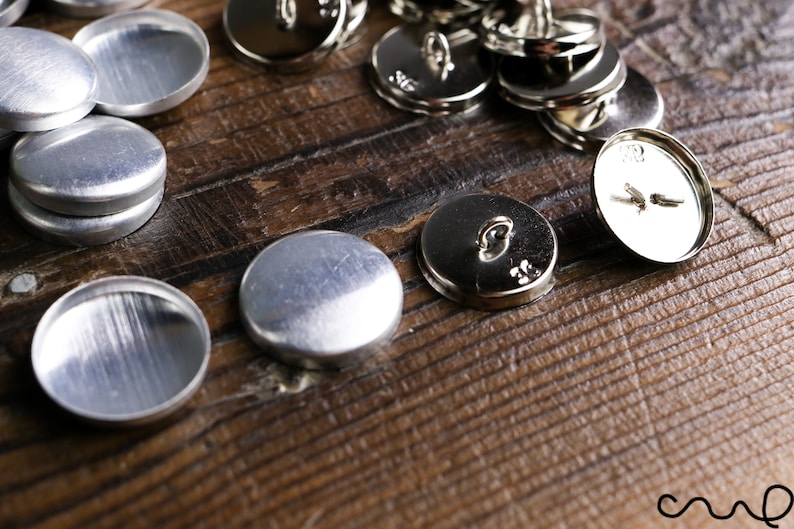 50 X 36L Heavy Duty Machine Fabric Cover Button Blanks Non Etsy