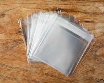 Clear Self-Adhesive OPP Packaging Bags – Craft, Jewellery, Supplies 9x10cm