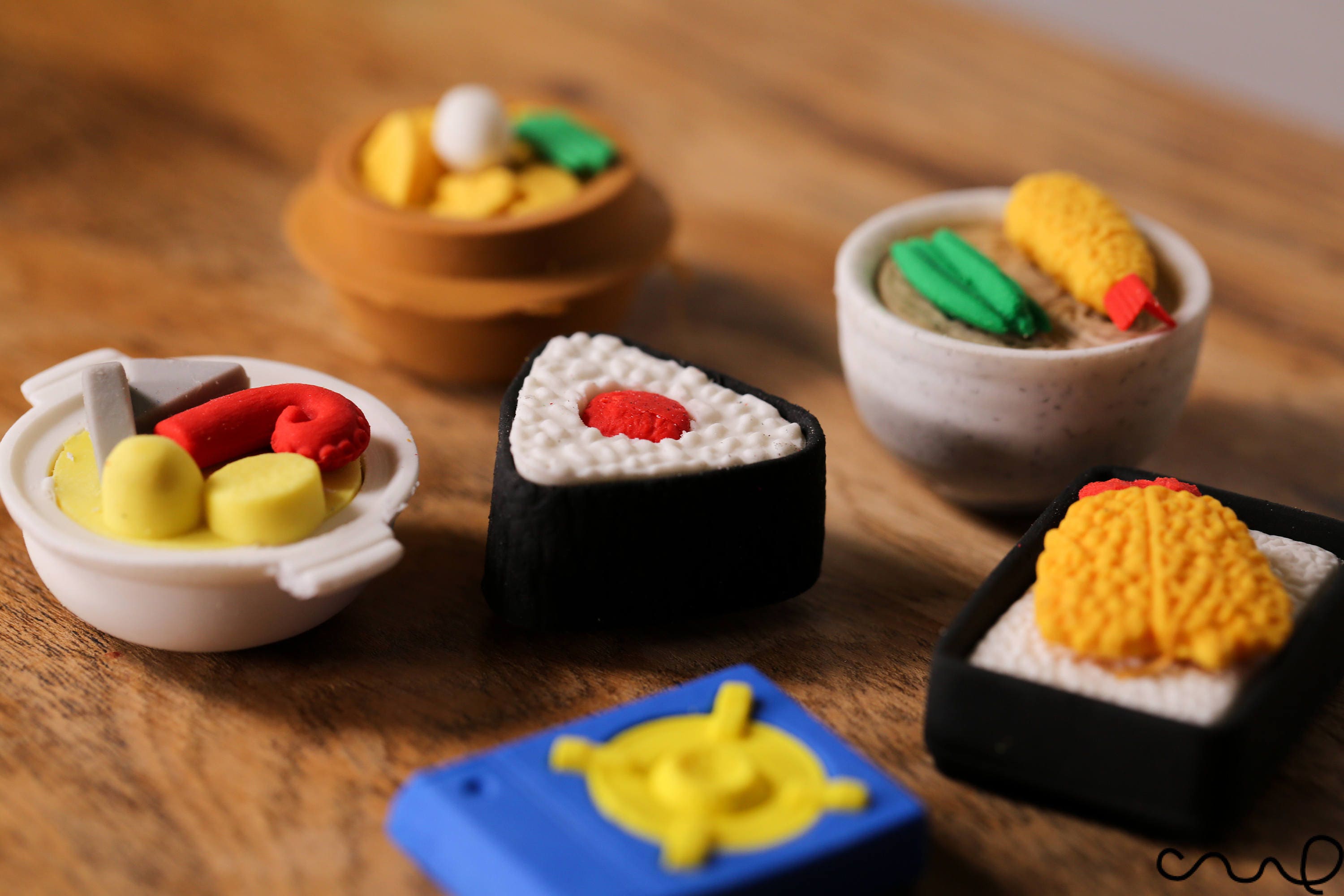 6 x Food erasers Food Rubber Iwako Eraser Japanese Asian Etsy