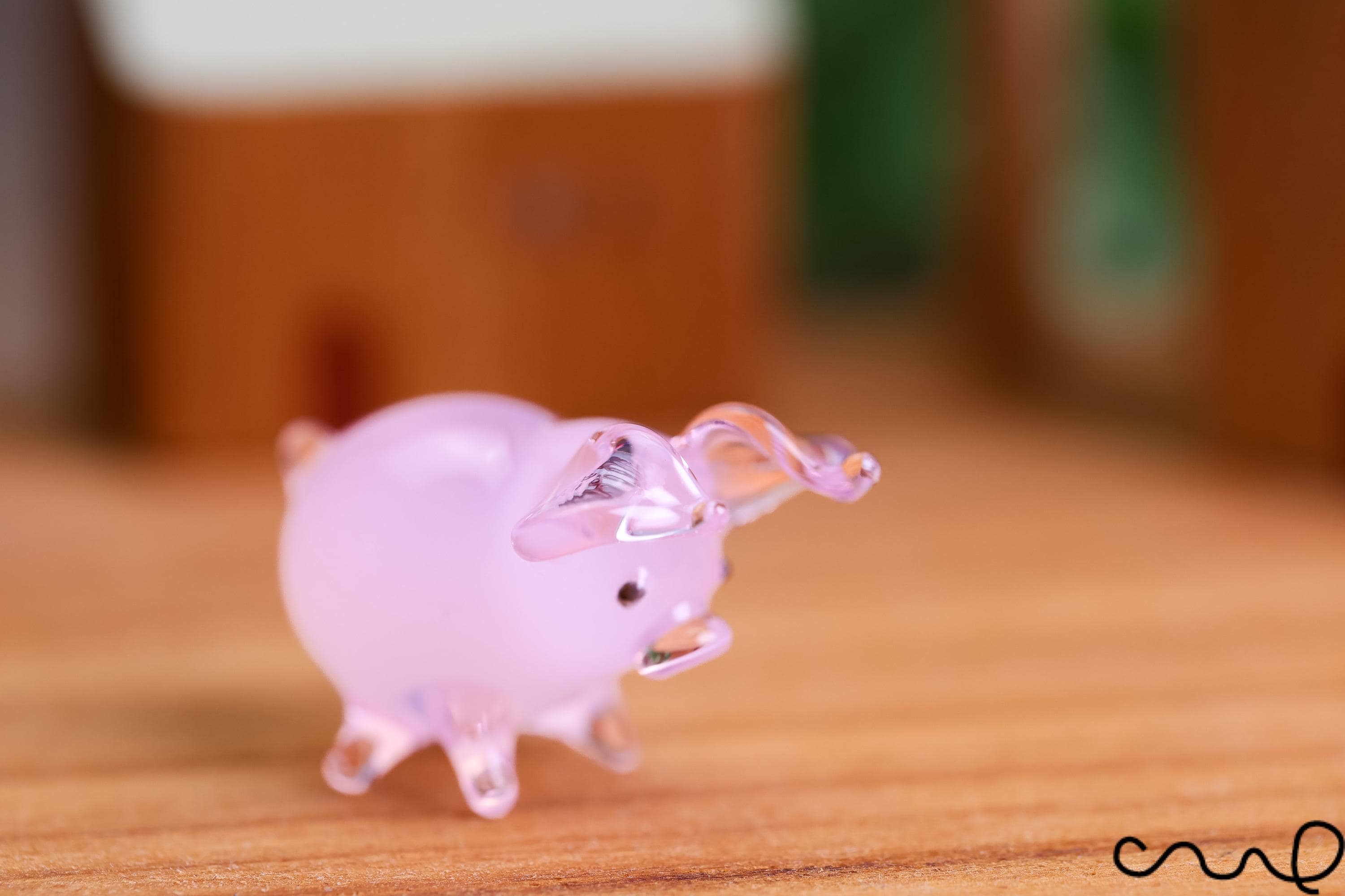 ガラスの豚の置物 - Etsy 日本