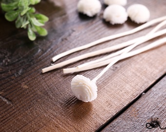 Sola Flower Diffuser Sticks: Naturliga Reefills, Aromaterapi Heminredning