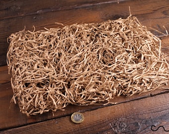 Shredded Wood Wool to fit our Custom GIFT Boxes Free shipping when purchasing a box from us Hamper Packaging Material Gift Box Filler Basket