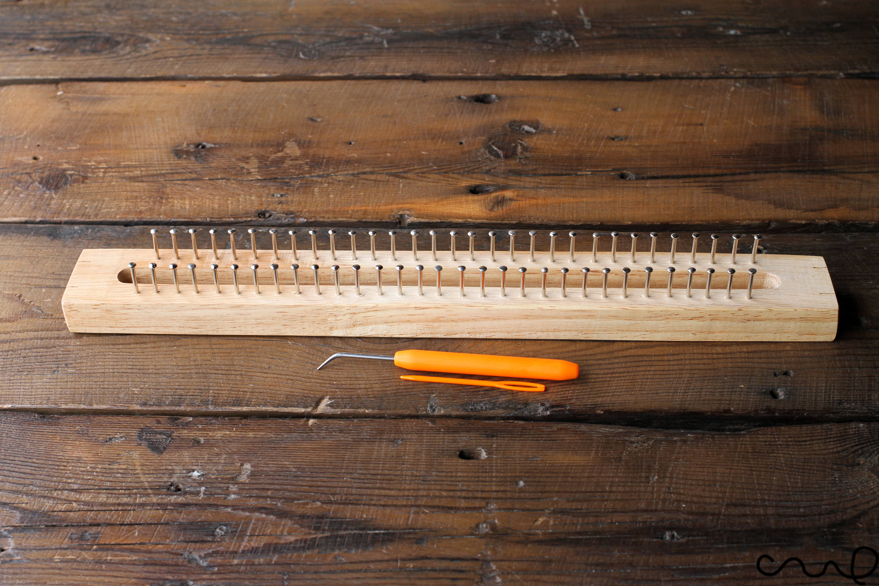 62 Pins Handmade Wooden Knitting Loom Fine Gage Board with Etsy