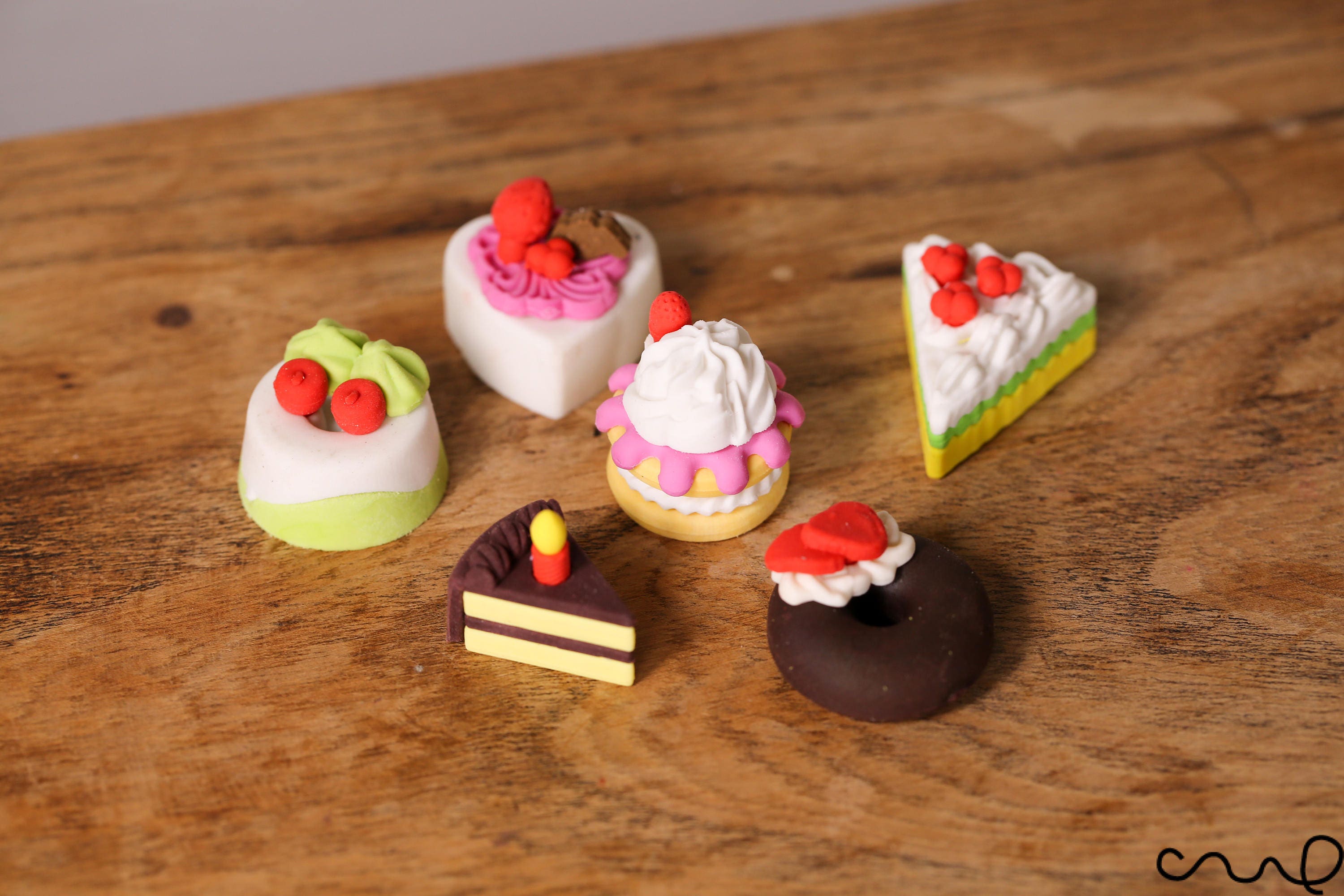 6 X Food Erasers Food Rubber Iwako Eraser Japanese Cakes Etsy