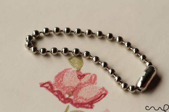 New Metal Ball Chains 10cm Long USB Key Ring Shrink Art Craft High Quality VAT