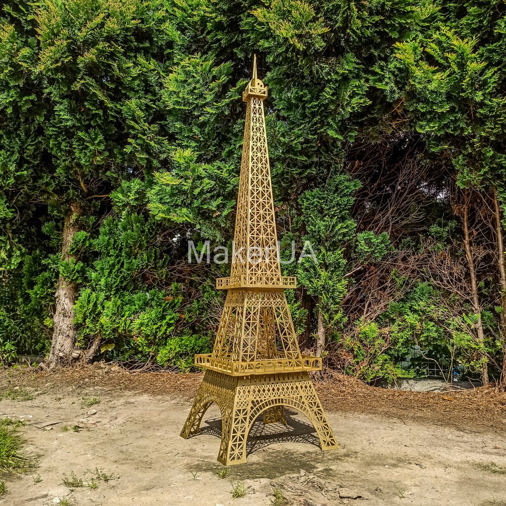 Golden Eiffel Tower, Eiffel Tower Decor Eiffel Tower Statue Wood