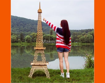 Big Eiffel Tower, 2m wood Sculpture, Eiffel Tower decor, Eiffel tower statue, centerpiece decor, Eiffel Tower wedding, Eiffel Tower paris