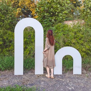 Arch for birthday wedding event party photo booth props balloons decorations life size ripple hollow decor baby shower panel 3d backdrop