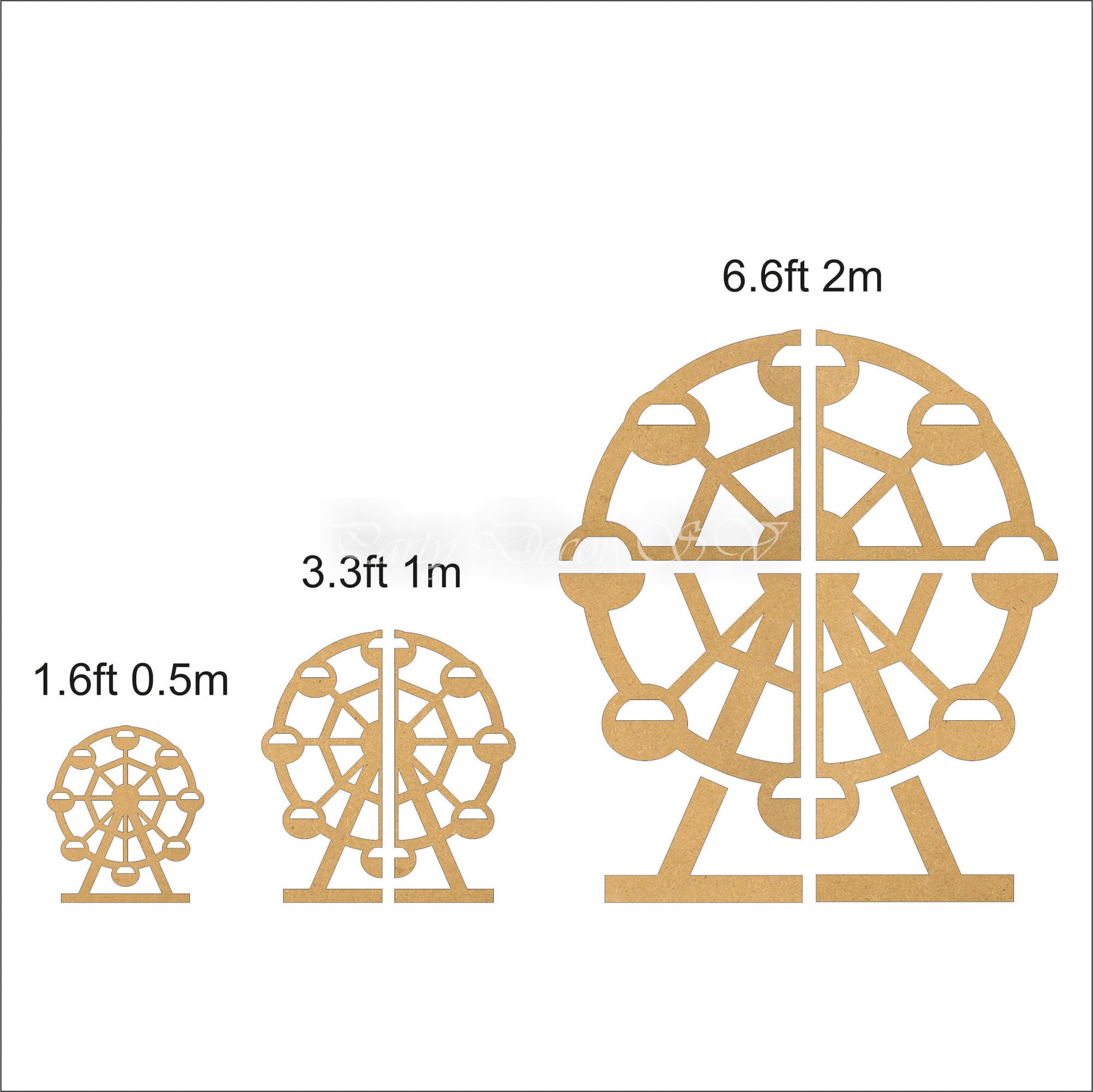 Party Cake Topper FmiyunEea Golden Ferris Wheel Cake Topper - Birthday ...