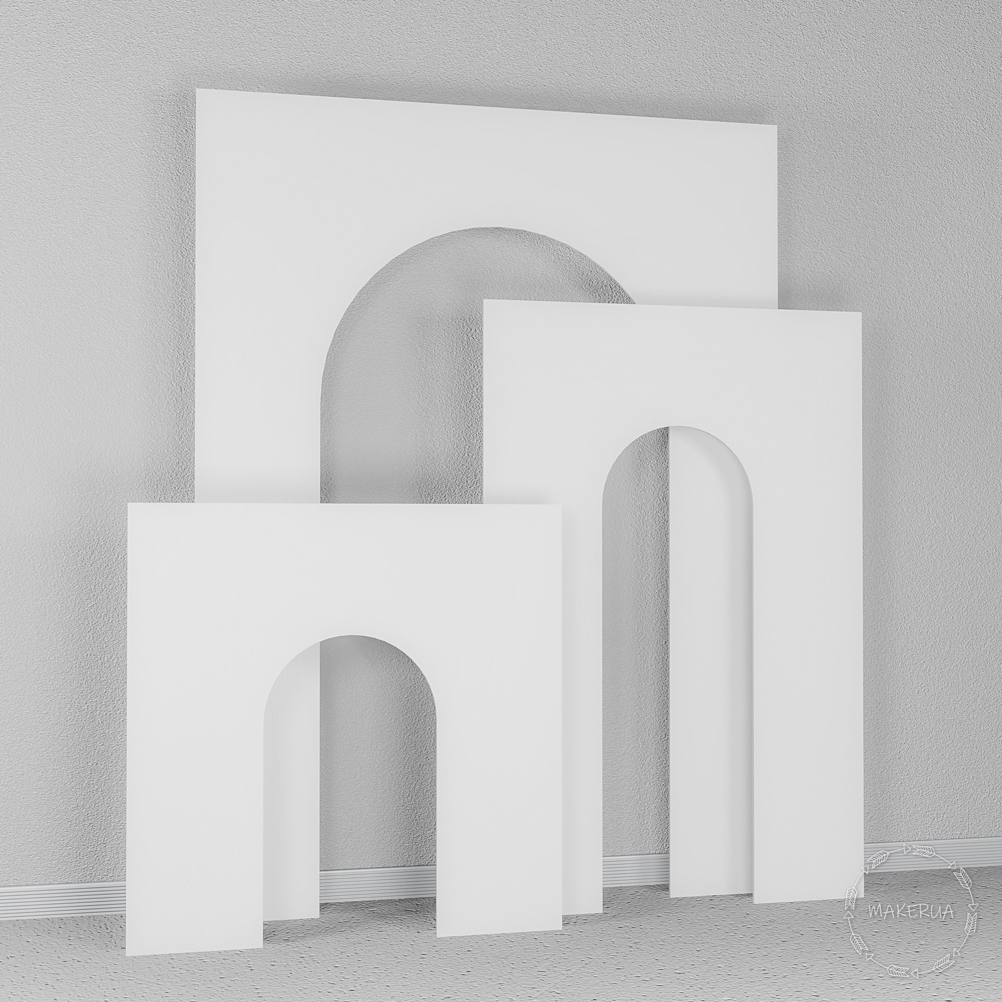 Arco para decoración de cumpleaños, bodas, eventos, fiestas, fotos, globos, decoración con ondas huecas, panel para baby shower infantil, decoración de fondo