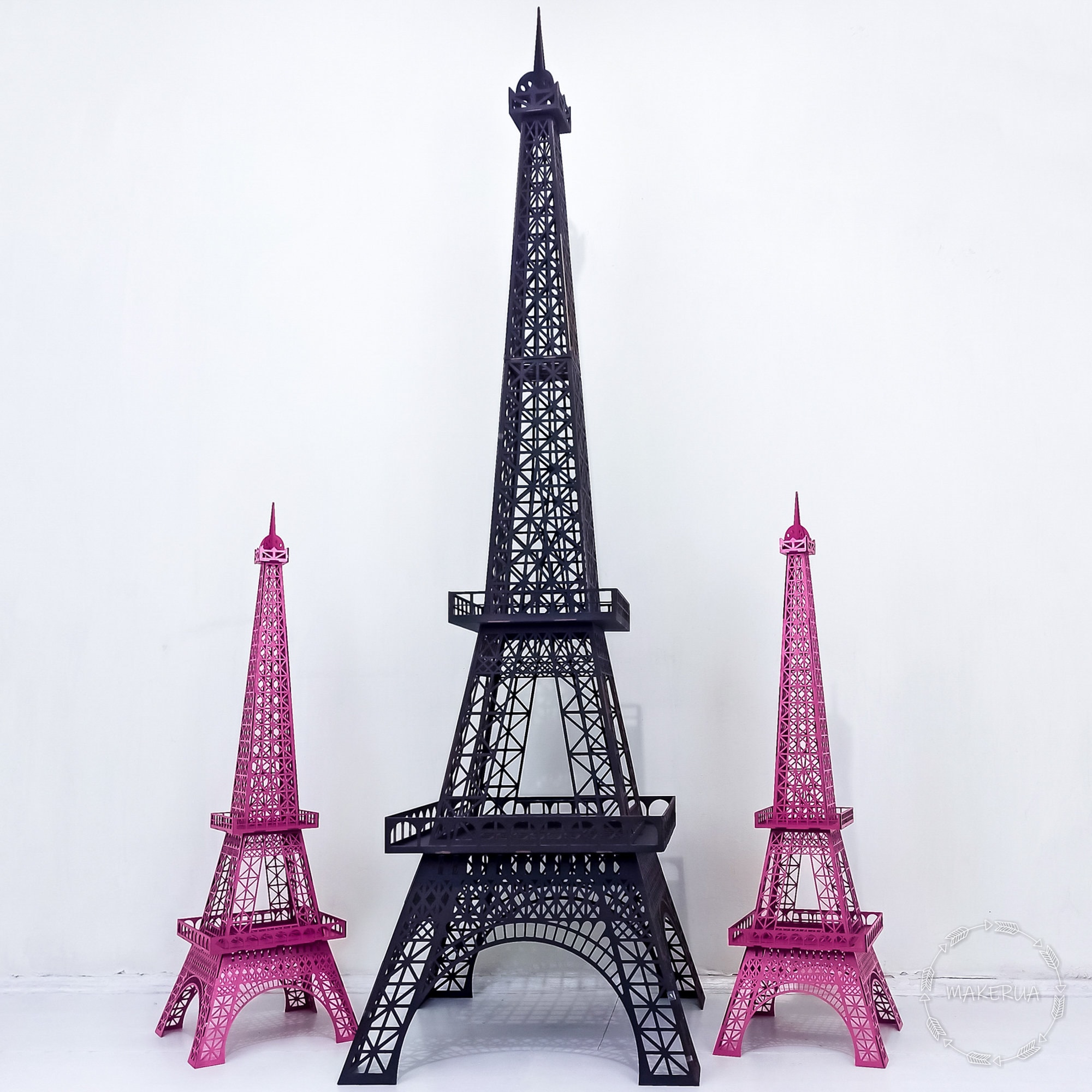 Eiffel Tower Paris Decoration Wedding Birthday Event Party Prop Wood ...