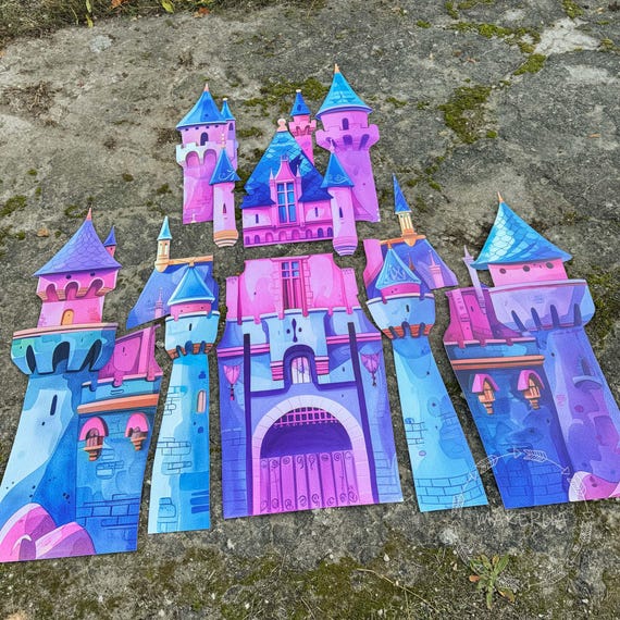 Prinzessin Geburtstag Dekoration – 24-teiliges Set Mit Hängenden Wirbeln & Motiven, Fertig Montiert